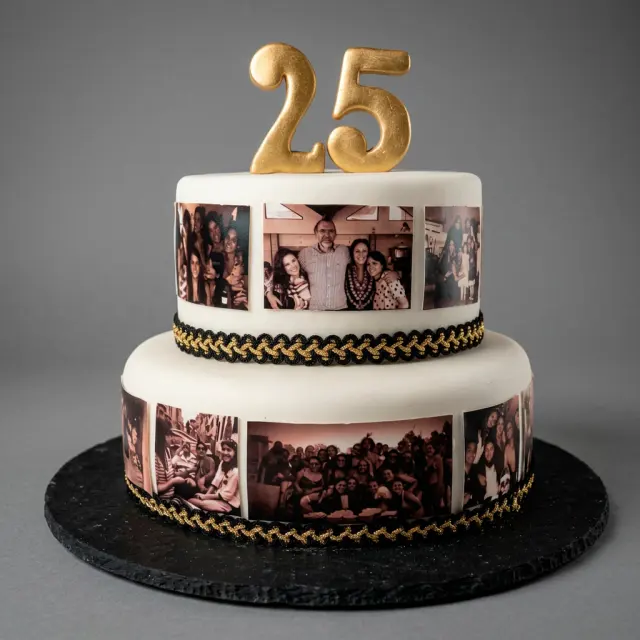 Torta Fotos 25 años